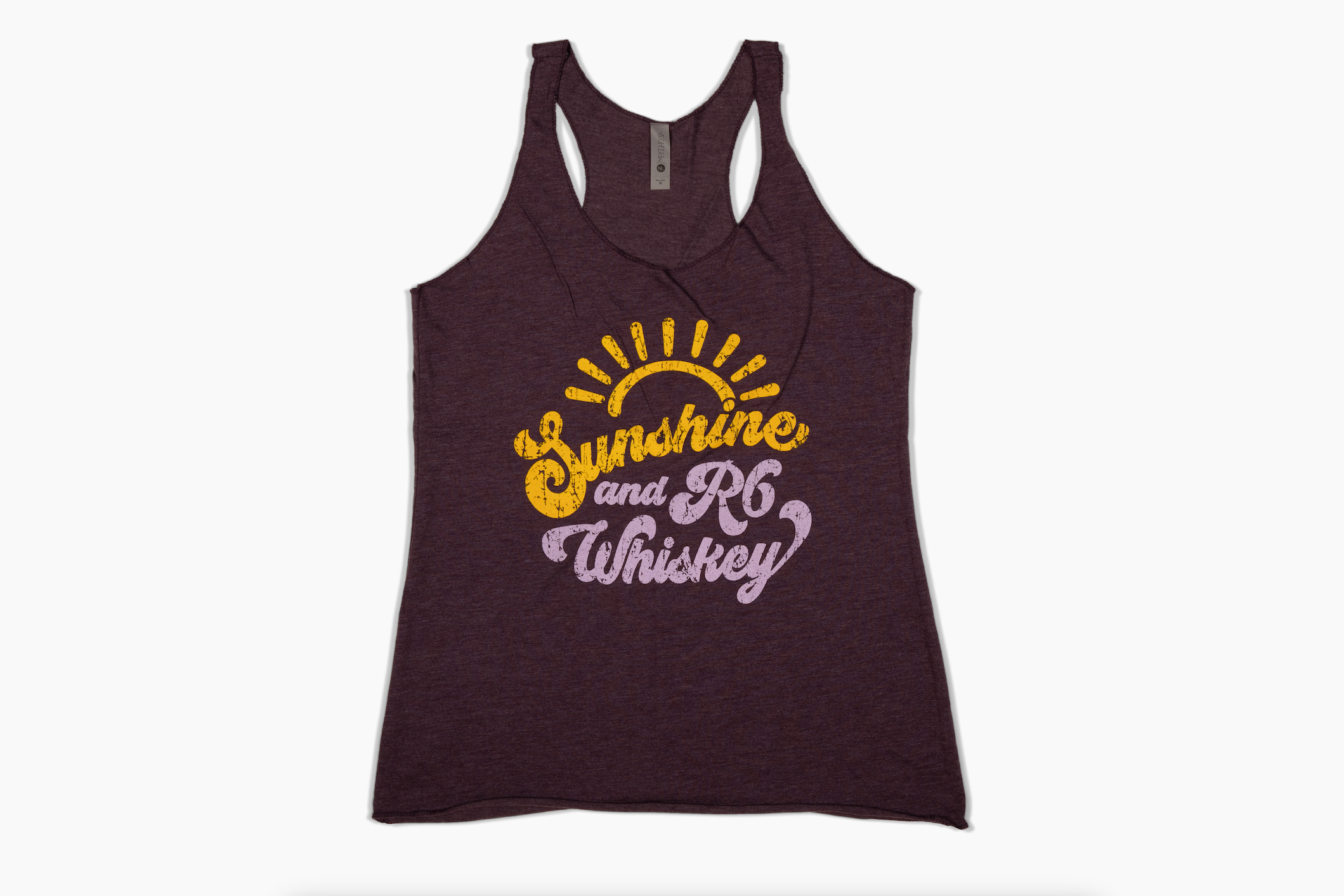 R6 DISTILLERY Ladies Tank: Sunshine & R6 Whiskey