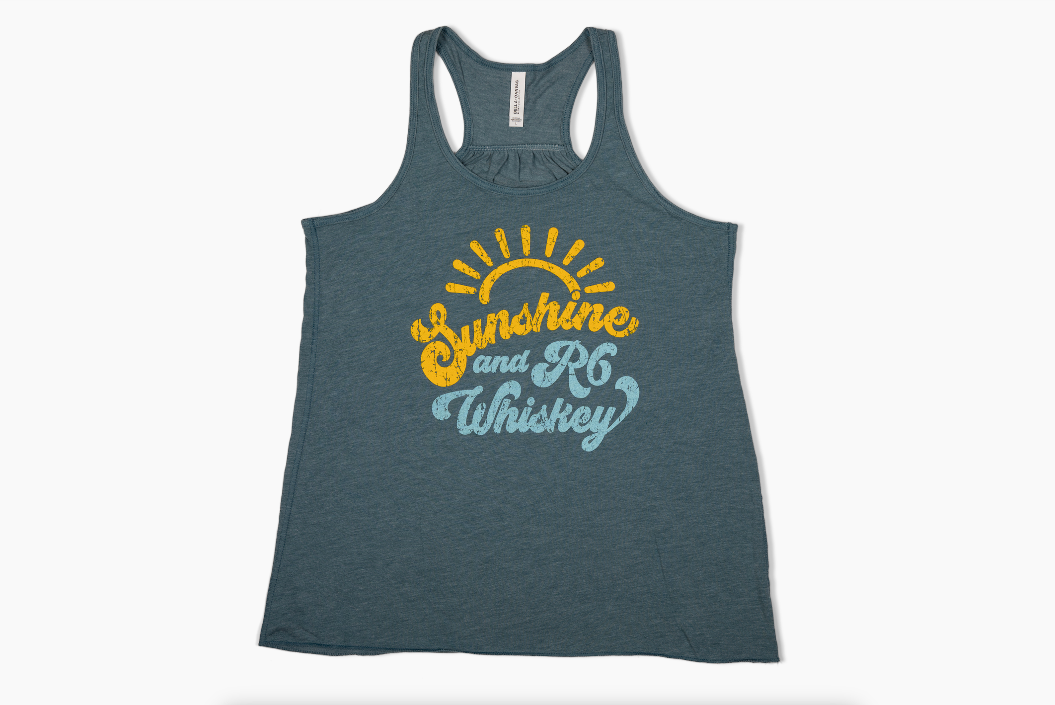 R6 DISTILLERY Ladies Tank: Sunshine & R6 Whiskey