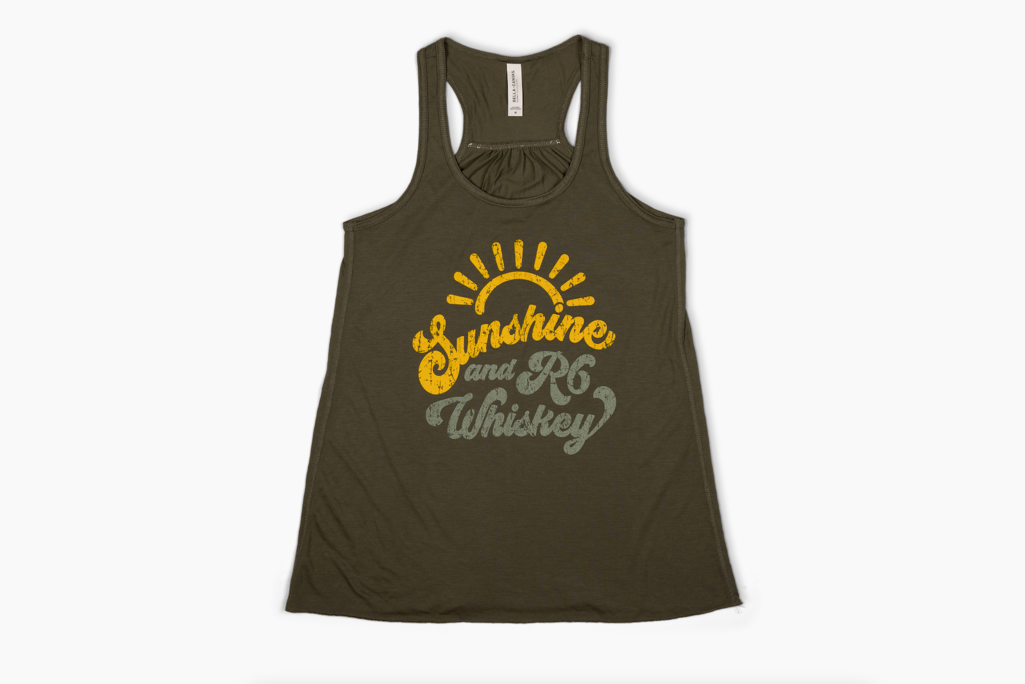 R6 DISTILLERY Ladies Tank: Sunshine & R6 Whiskey