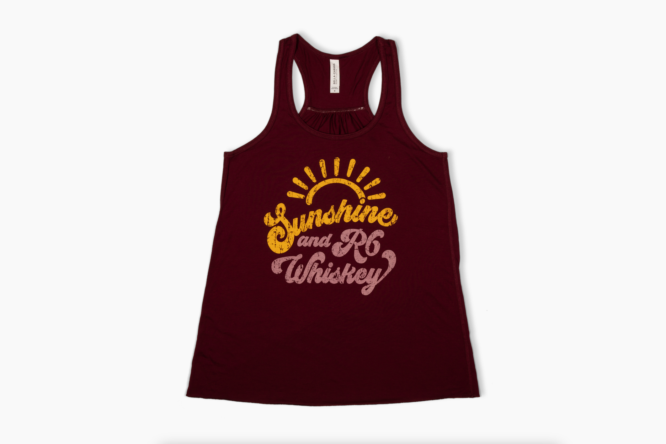 R6 DISTILLERY Ladies Tank: Sunshine & R6 Whiskey