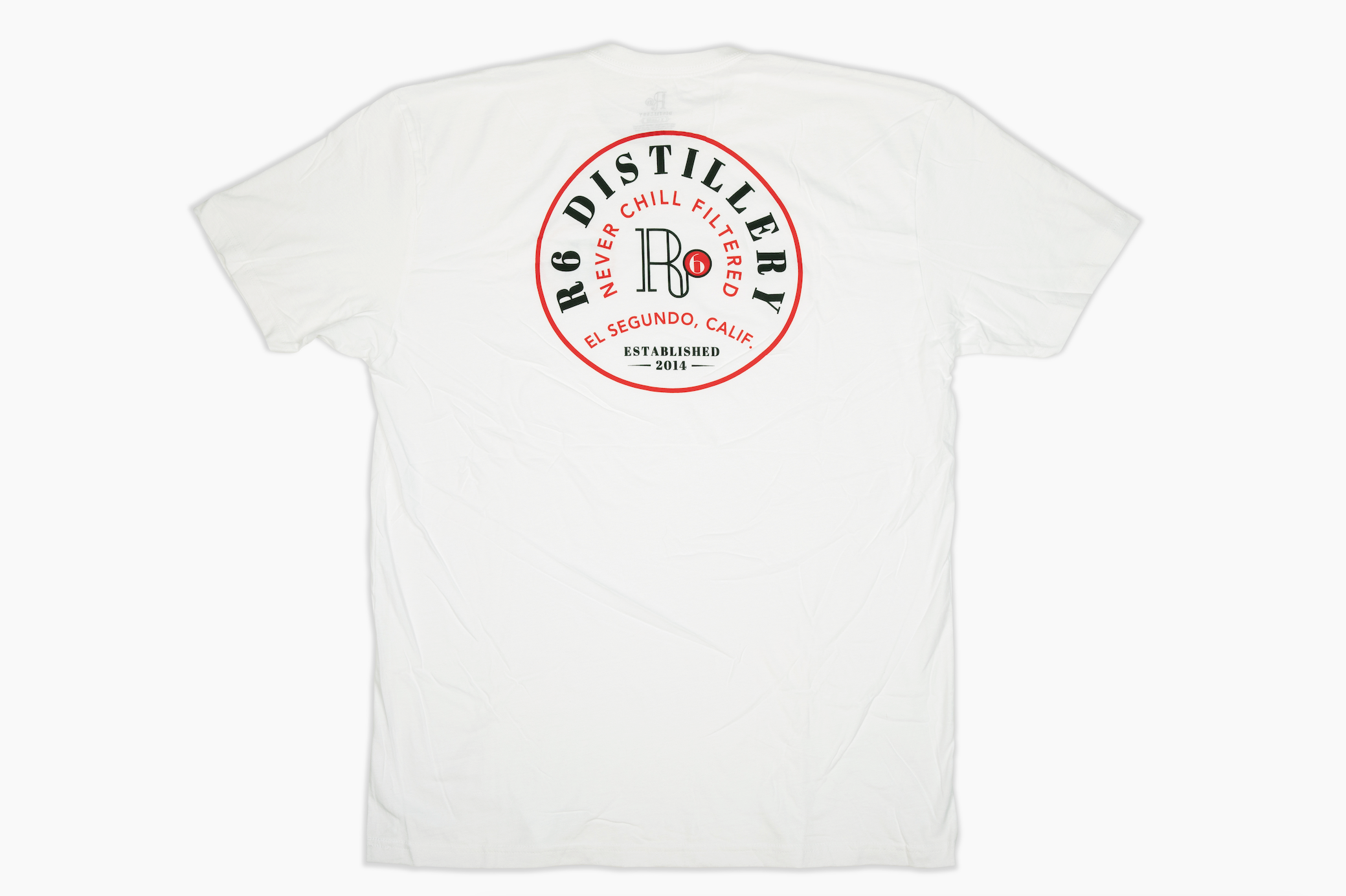 R6 DISTILLERY White T-Shirt