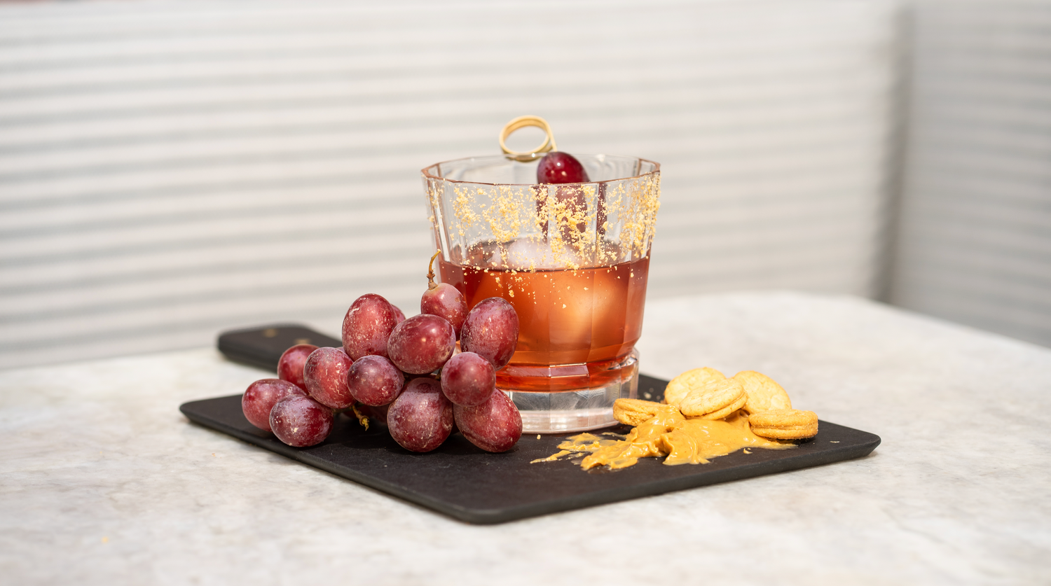 PB & J Old Fashioned R6 Cocktail