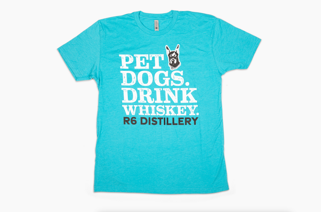 R6 DISTILLERY Drink Whiskey Pet Dogs T-Shirt